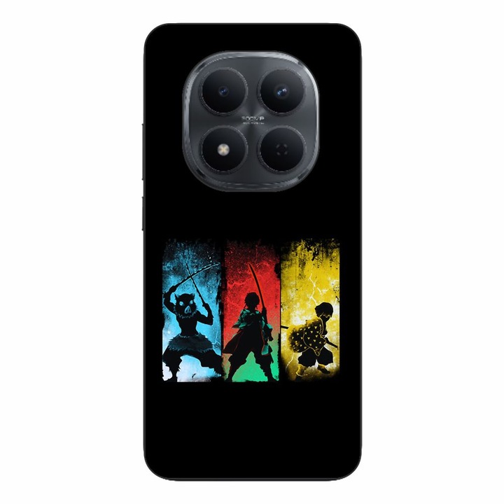 Husa compatibila cu Xiaomi Redmi Note 15 Pro Plus Silicon Gel Tpu Model Demon Slayer Team