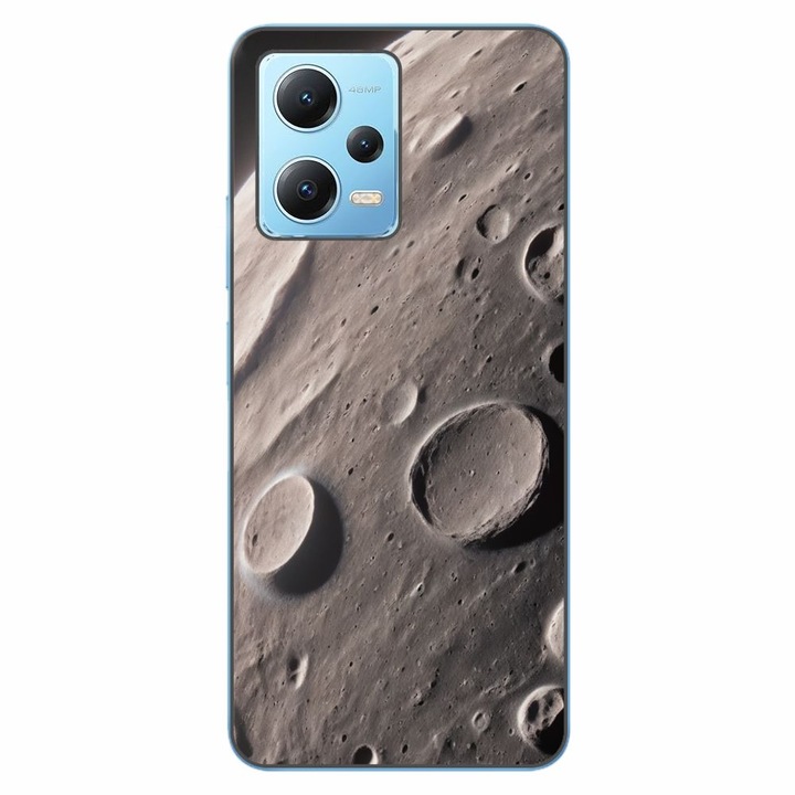 Husa compatibila cu Xiaomi Redmi Note 12 5G Silicon Gel Tpu Model Moon Surface