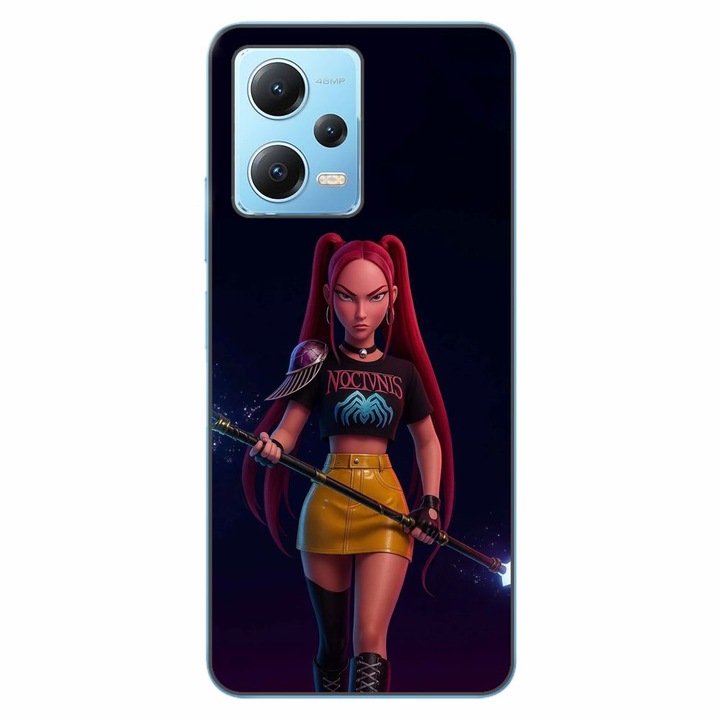 Husa compatibila cu Xiaomi Redmi Note 12 5G Silicon Gel Tpu Model KPop Demon Hunters Mira Fight