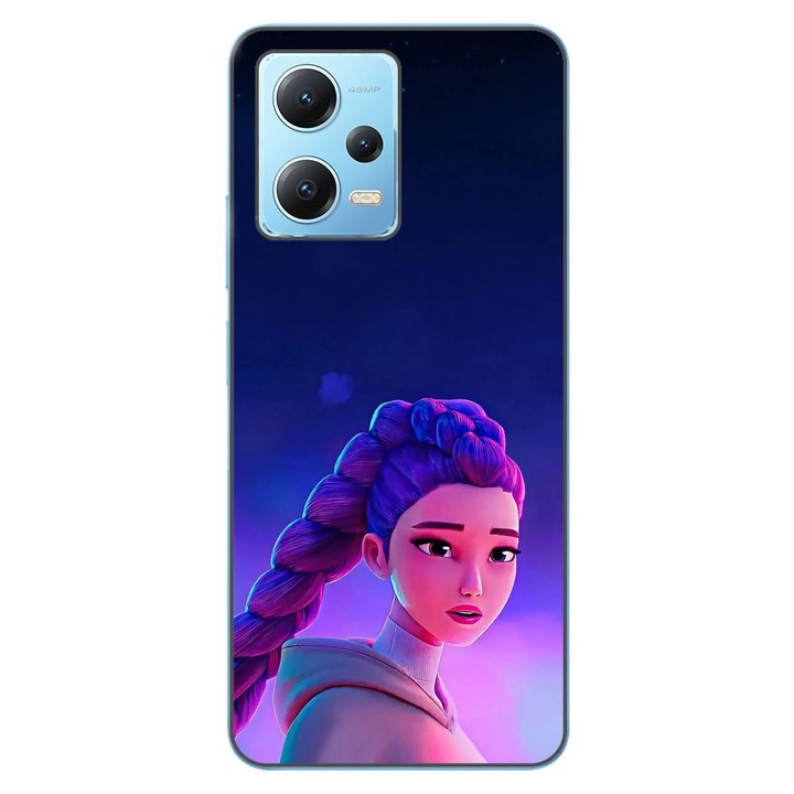 Husa compatibila cu Xiaomi Redmi Note 12 5G Silicon Gel Tpu Model KPop Demon Hunters Rumi Sunset