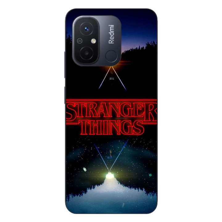 Husa compatibila cu Xiaomi Redmi 12C Silicon Gel Tpu Model Stranger Things Sunset