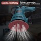 Set de 35 de discuri de slefuit de 5 inci cu 8 orificii, granulatie 40, cu prindere cu velcro, din oxid de aluminiu, pentru slefuitoare orbitale aleatorii