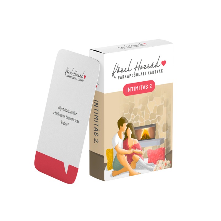Közel Hozzád párkapcsolati kártyák - Intimitás 2. - Az intimitás és szenvedély legmagasabb szintjeiért