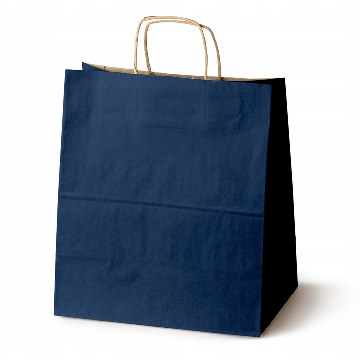 Set 25 torbe de hartie, Allbag, 30x17x34 cm, granat, design minimalist