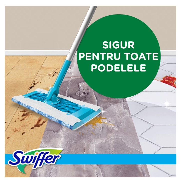 Rezerve lavete umede pentru pardoseala Swiffer Sweeper Lemon, 48