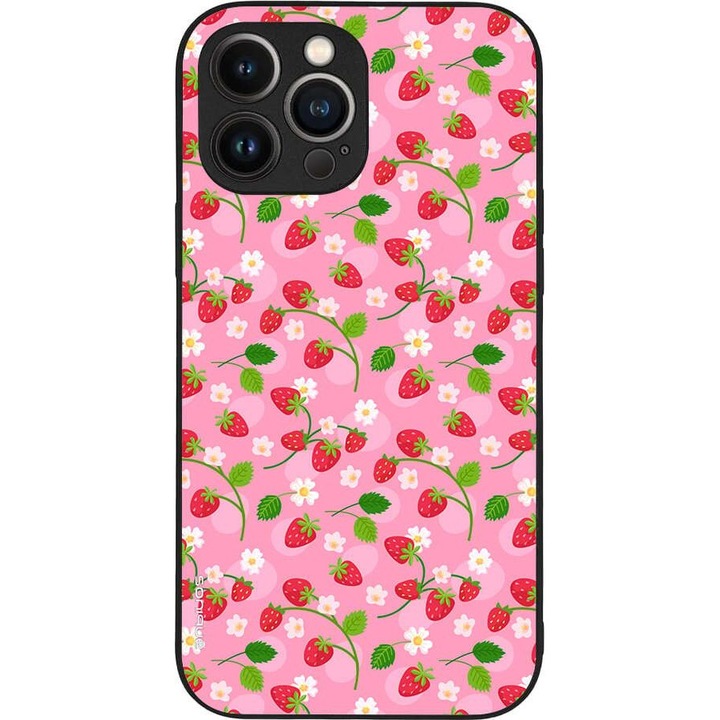 Husa telefon Sonique Fruit Series, pentru Apple iPhone 13 Pro Max, imprimeu fructe, silicon, multicolor