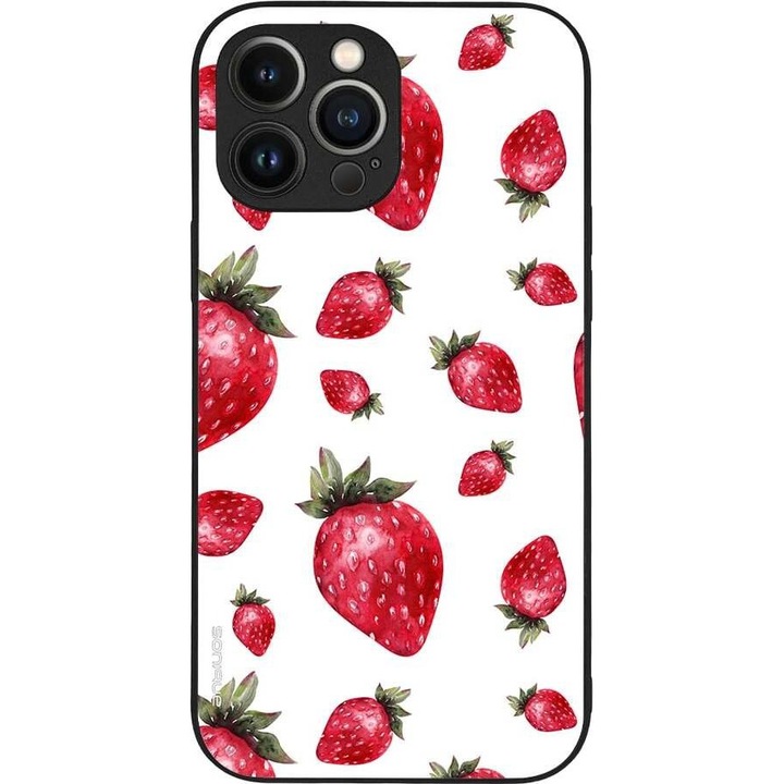 Husa telefon Sonique Fruit Series, design fructe, silicon, multicolor, pentru Apple iPhone 13 Pro Max