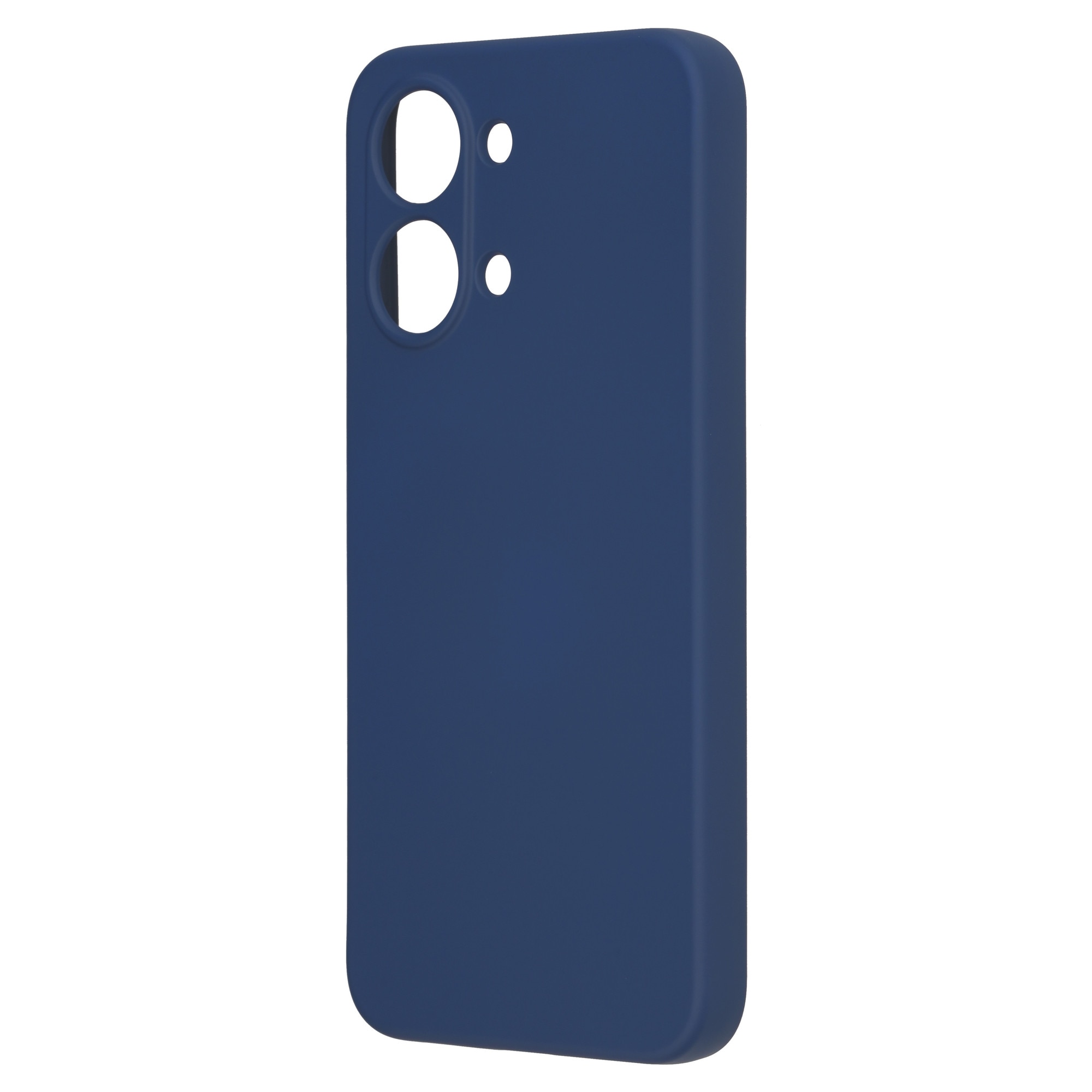 Husa pentru Poco X8 Pro Max Liquid Silicone, subtire, captusita cu microfibra, anti amprenta, protectie camera foto, bleumarin