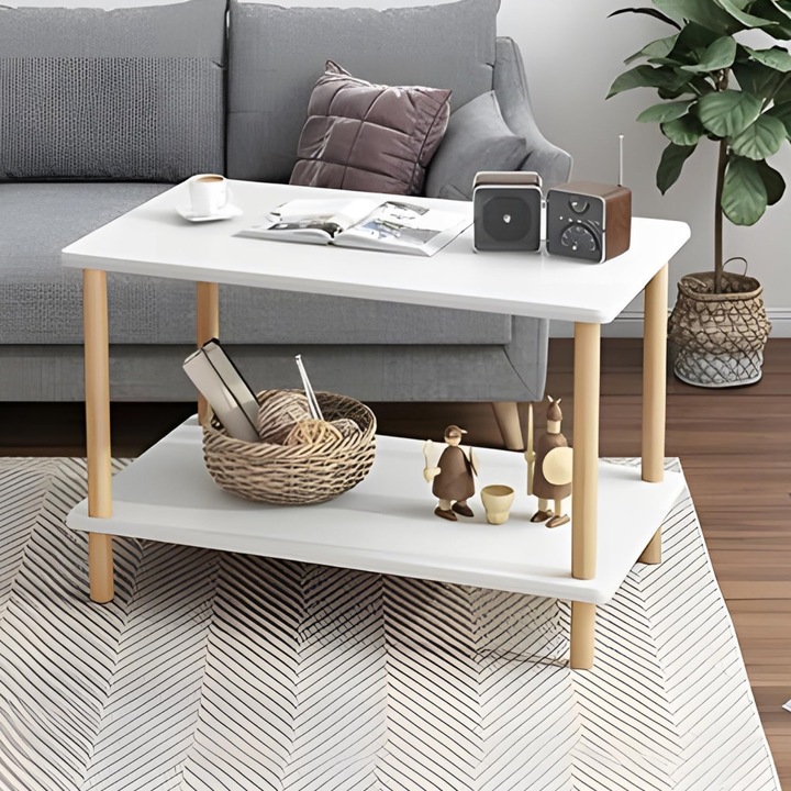 Éjjeliszekrény 60x30x53 cm fehér FUR1875-2