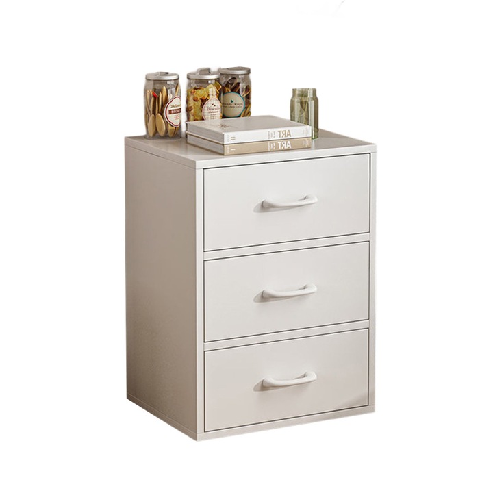 BeComfort fiókos szekrény 48x30x57 cm fehér FUR1921-2