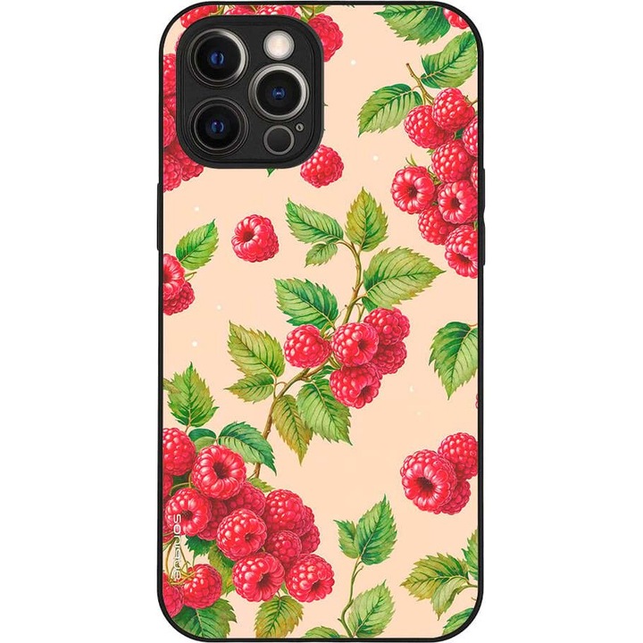 Husa telefon Sonique Fruit Series, imprimeu fructe, multicolor, pentru Apple iPhone 12 Pro Max