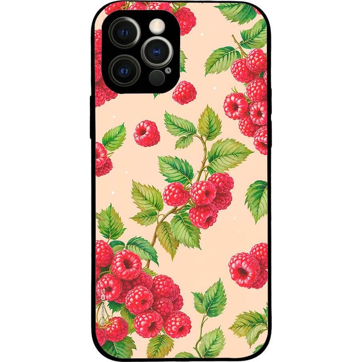 Husa telefon Sonique Fruit Series, pentru Apple iPhone 12 Pro, multicolor, silicon, 10x15x1cm