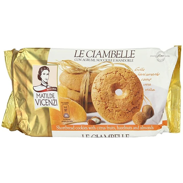 Biscuiți Matilde Vicenzi Ciambelle Agrumi, 200g
