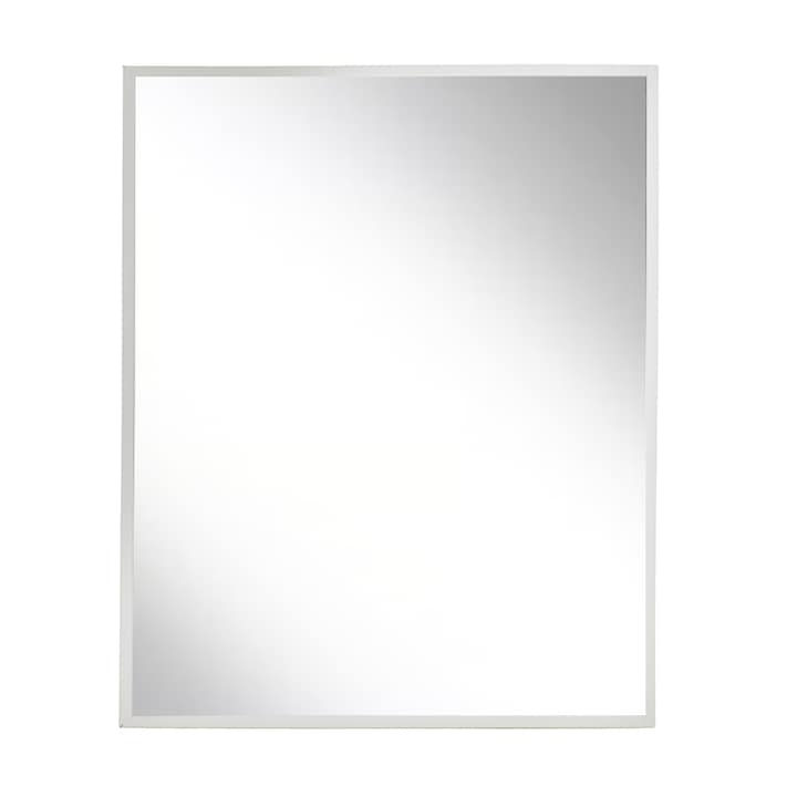 Tükör, műanyag, Mondex, Alexia, 40 x 50 centiméter, fehér, 1 darab