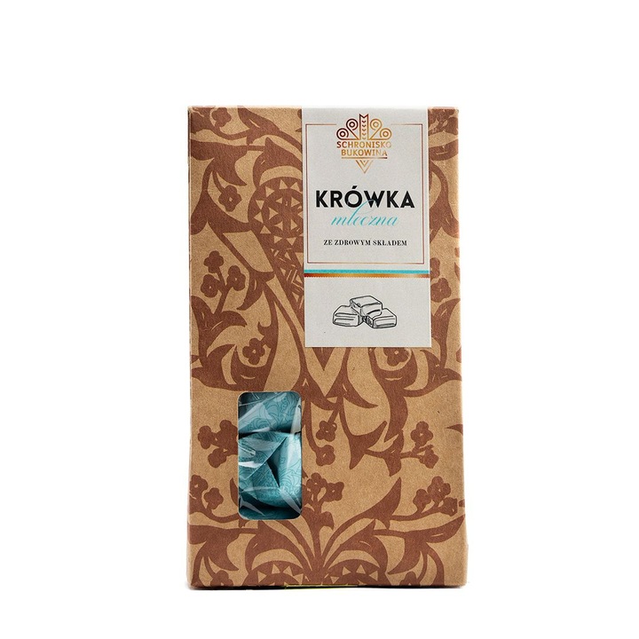 Bomboane fudge naturale Schronisko Bukowina, cu vanilie bourbon și ulei de cocos, 120g
