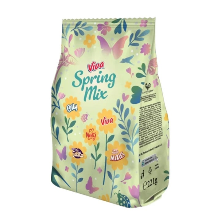 Mix de dulciuri Viva Spring Mix, 221 g, diverse sortimente, pentru gustări variate