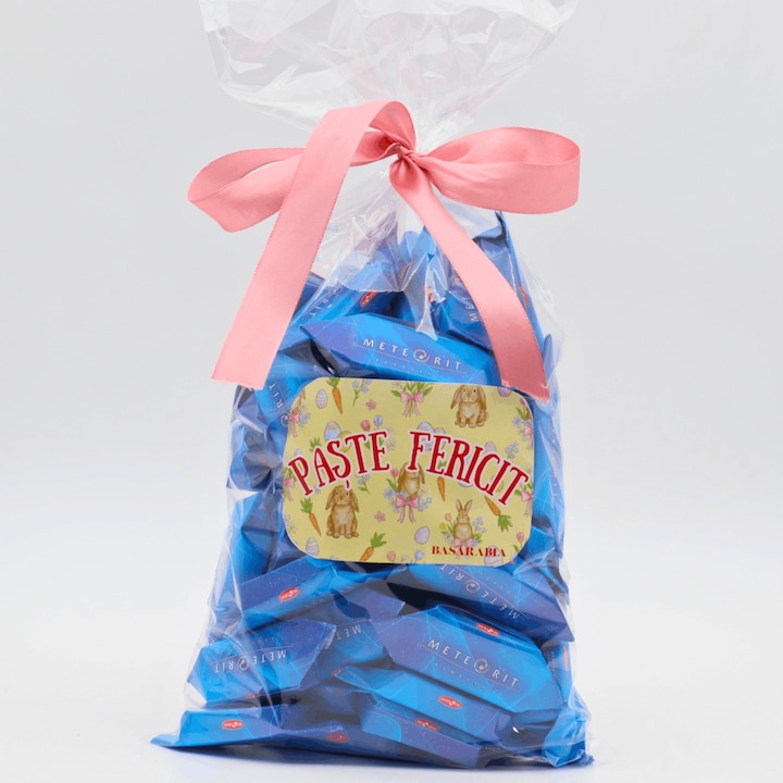 Bomboane Bucuria Meteorit de Paste, arahide, ciocolata, 1kg