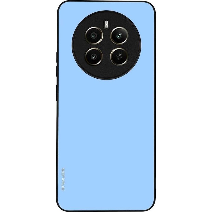 Husa telefon Sonique ColorBloc Series, turcoaz, silicon cu spate acrilic, antisoc, pentru Realme 12 Plus 5G