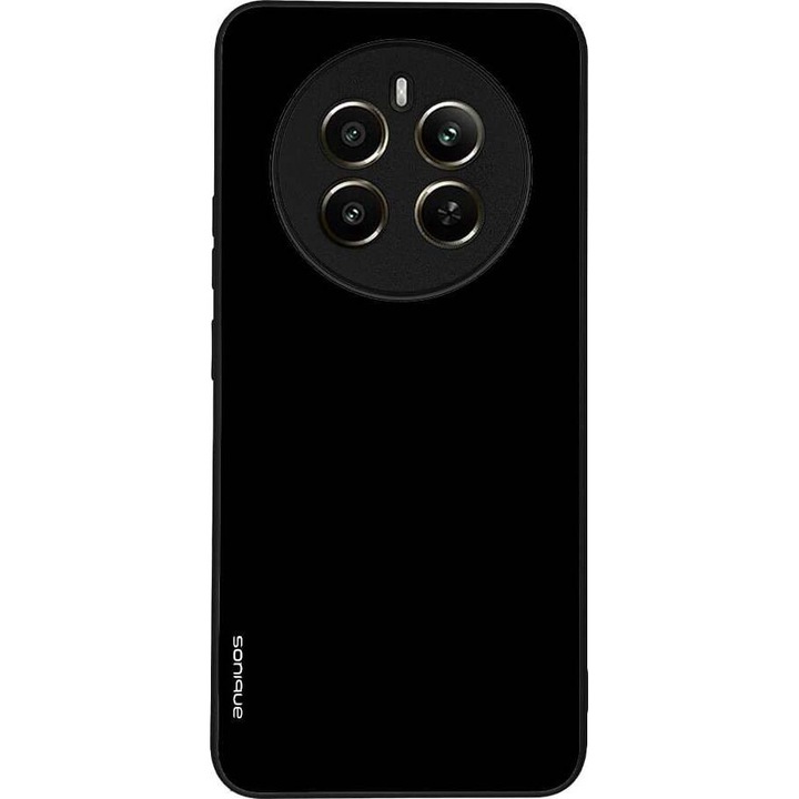 Husa telefon Sonique ColorBloc Series, protectie extra, antisoc, negru, pentru Realme 12 Plus 5G