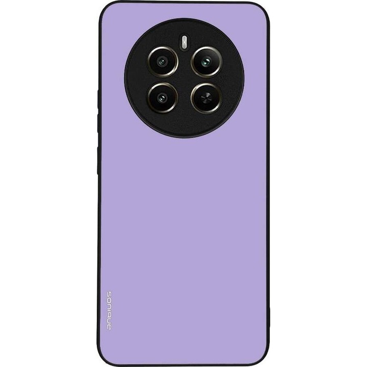 Husa telefon Sonique ColorBloc Series, violet, pentru Realme 12 Plus 5G, silicon, antisoc