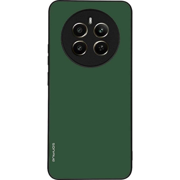 Husa telefon Sonique ColorBloc Series, verde, silicon, antisoc, pentru Realme 12 Plus 5G