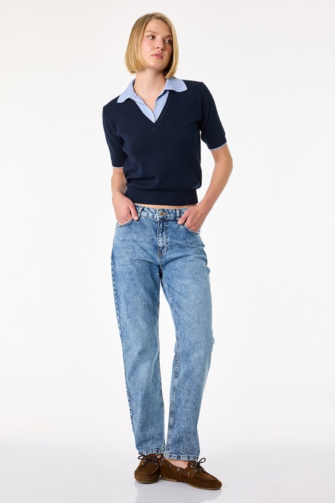 KOTON, Blugi bootcut, Albastru deschis