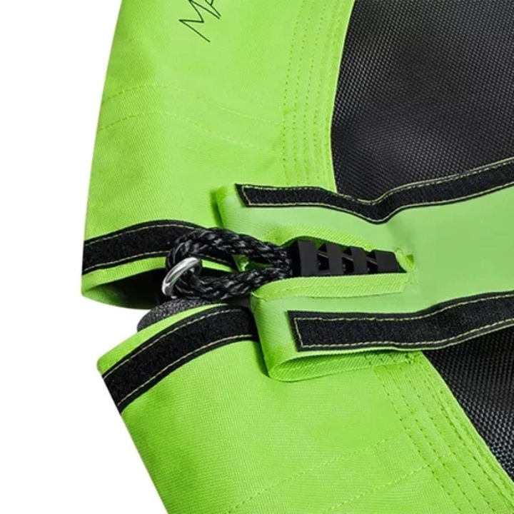 „Leagan Tip Cuib 120 cm, Rezistent, Structura Metalica si Franghii Reglabile, Verde/Negru, Ideal pentru Gradina si Copii”