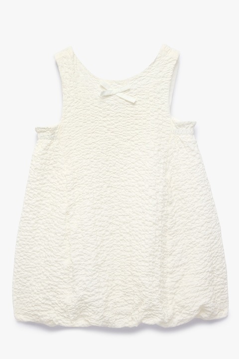 KOTON, Rochie texturata, fara maneci, Alb