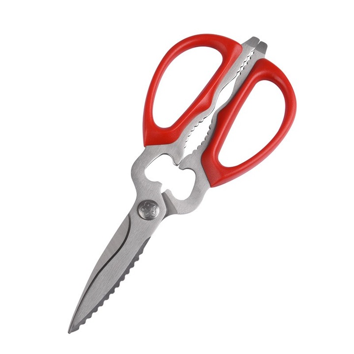 Foarfece bucatarie, TWIN WOLF, otel inoxidabil, multifunctional, pentru carne pui, peste, ierburi, gratar