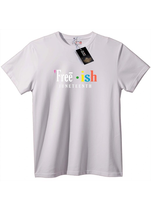 Tricou Liber Juneteenth, Alb