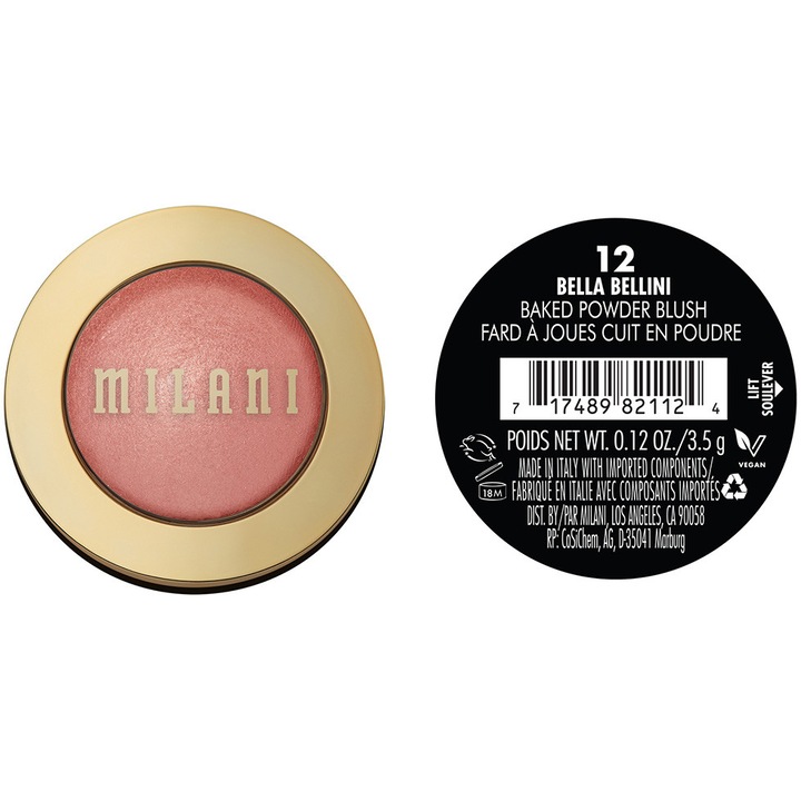 Milani Baked Pirosító 12 Bella Bellini 4g
