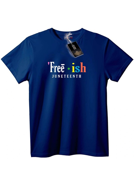 Tricou Liber Juneteenth, Bleumarin
