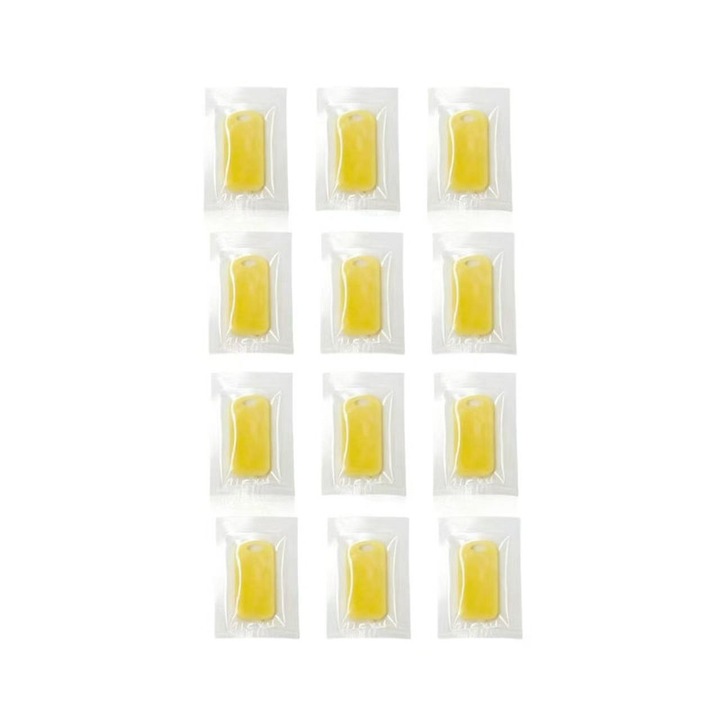 Pachet de 12 tablete solide repelante impotriva tantarilor - Benzi naturale fara DEET, ambalate individual