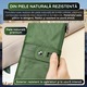 Portofel Dama Din Piele Naturala, IMODIX®, Model Elegant Retro, Protectie RFID, Compartimentare Inteligenta, Inchidere Cu Capsa Si Fermoar, Spatii Multiple Carduri, Buzunar Monede, 19x2x10 cm, Model 8560, Verde