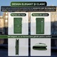 Portofel Dama Din Piele Naturala, IMODIX®, Model Elegant Retro, Protectie RFID, Compartimentare Inteligenta, Inchidere Cu Capsa Si Fermoar, Spatii Multiple Carduri, Buzunar Monede, 19x2x10 cm, Model 8560, Verde