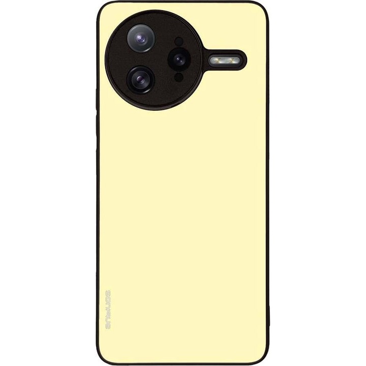 Husa telefon Sonique ColorBloc Series, galben, pentru Xiaomi Poco F7 Ultra 5G, silicon, design modern