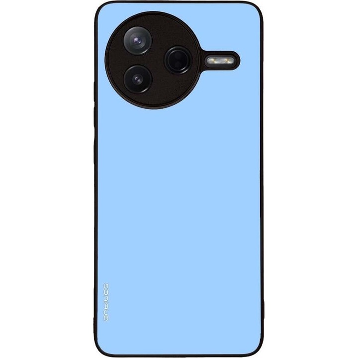 Husa telefon Sonique ColorBloc Series, turcoaz, silicon cu spate acrilic, protectie antisoc, pentru Xiaomi Poco F7 Pro 5G