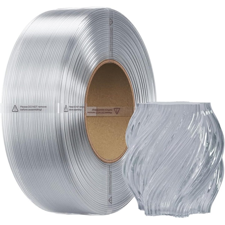 Filament 3D Creality CR-PETG Transparent, rezistent la umiditate, 1 kg