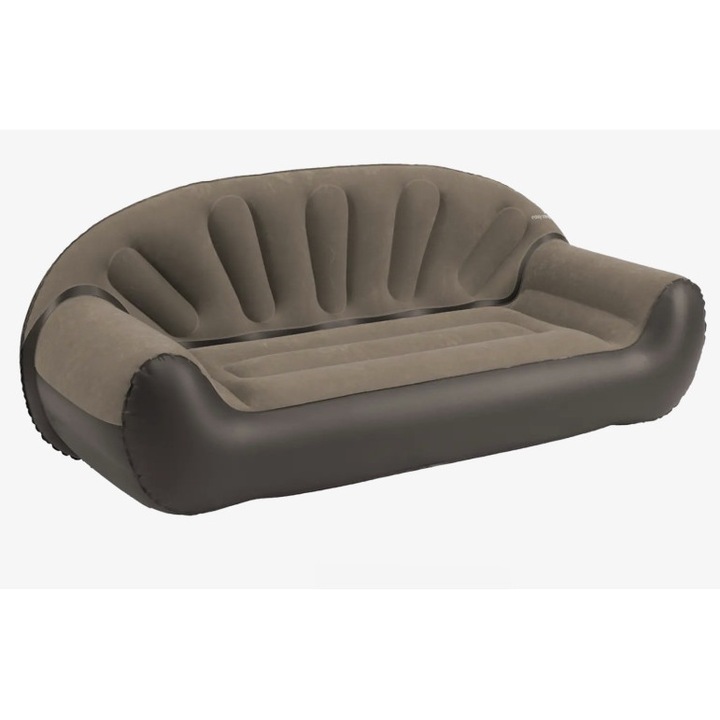 Canapea gonflabila Easy Camp Maple 195x85x75 cm, 200 kg maxim, maro cafeniu