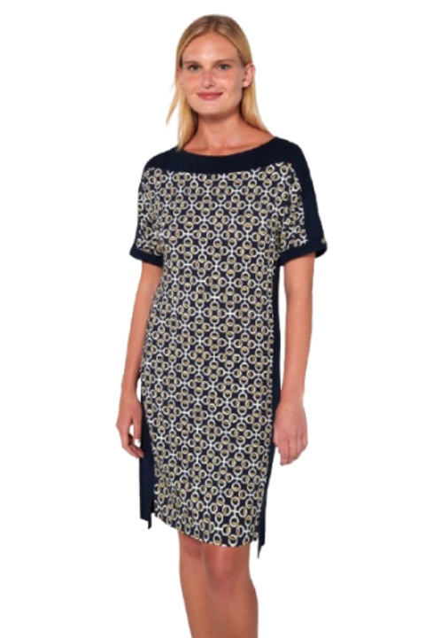 Rochie de dama, Vamp, 20502, viscoza, bleumarin, Bleumarin