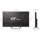 Televizor QLED Tesla 109 cm 43" Q43E655GUS, Ultra HD 4K, Smart TV, WiFi, CI+