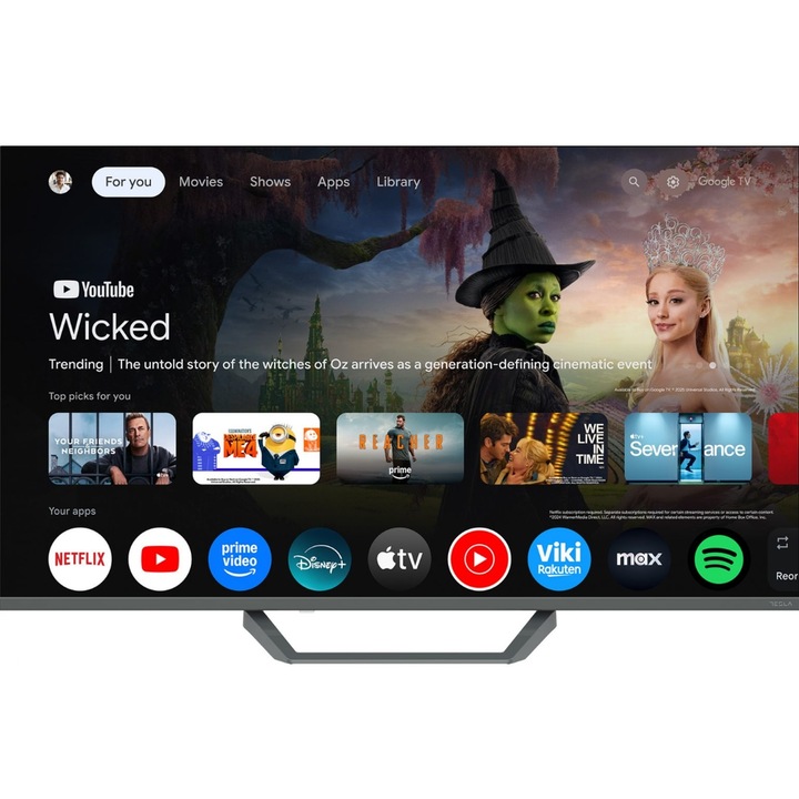 Televizor QLED Tesla 109 cm 43" Q43E655GUS, Ultra HD 4K, Smart TV, WiFi, CI+