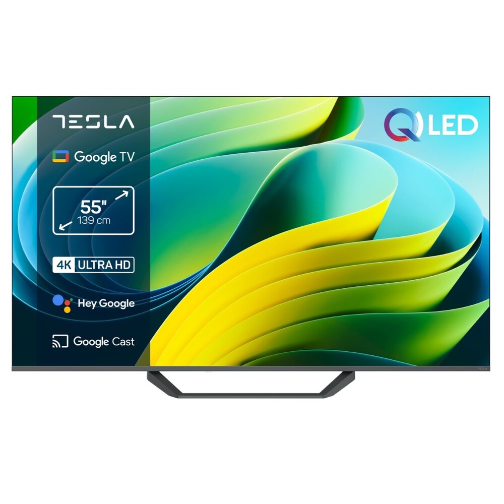 Televizor QLED Tesla 139 cm 55" Q55E655GUS, Ultra HD 4K, Smart TV, WiFi, CI+