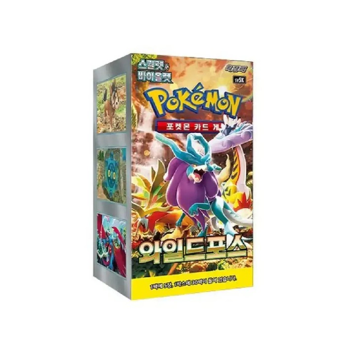 Booster Box Pokemon TCG Wild Force, 30 Pachete, editie in Limba Coreeana