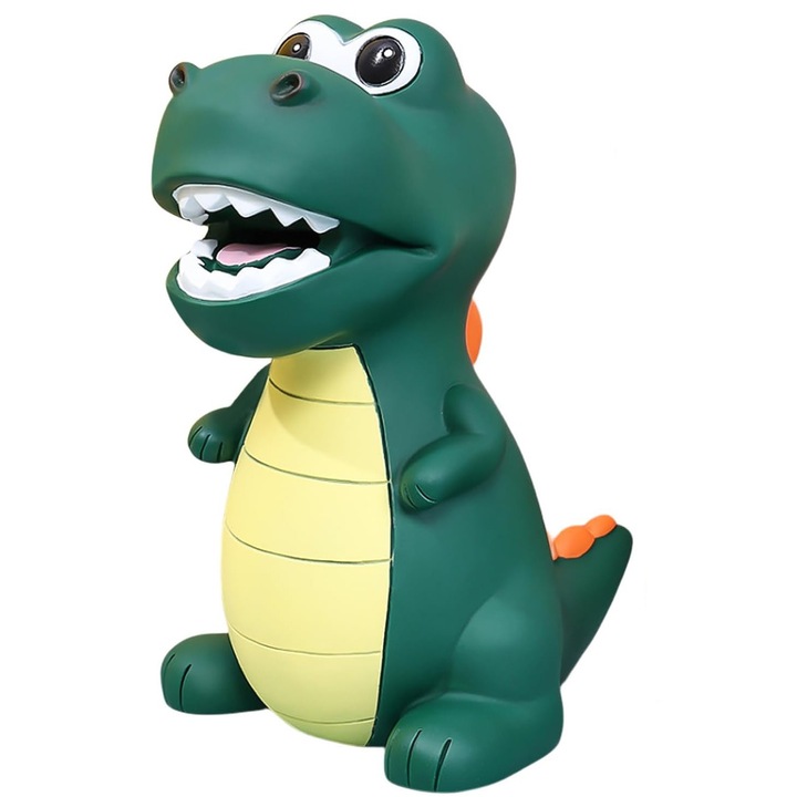 Pusculita Dinosaur haioasa piggy bank, plastic dur, 21.5cm