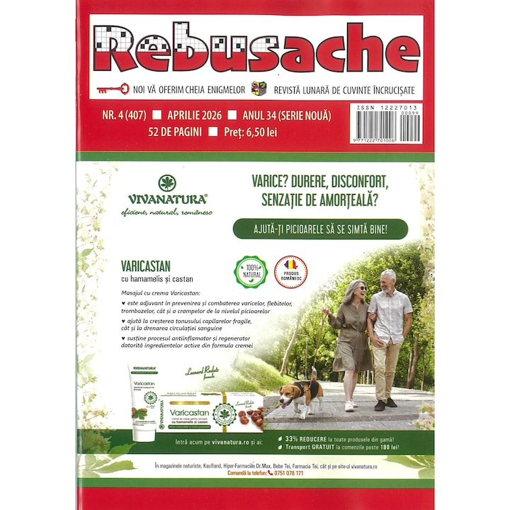 Rebusache 4/2026 - revista de cuvinte incrucisate, Publicatiile Flacara