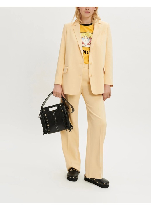 Sacou oversized, Maje, Galben, 36