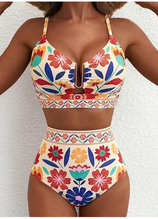 Costum de baie dama, Multicolor
