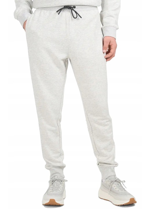 Pantaloni barbati 4FWMM00TTROM1674, 4F, Bumbac/Poliester, Gri