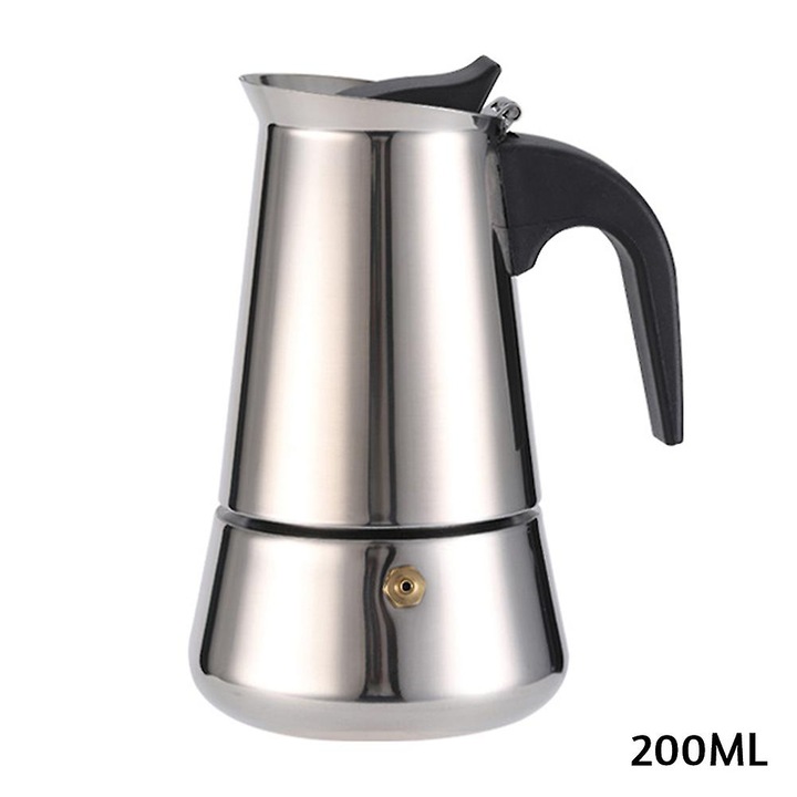 Kávéfőző tűzhelyre, 300ml, alumínium/inox, ergonomikus kialakítás